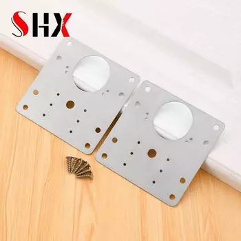 Rust Steel Cabinet Door Hinge Repair Plate for Cabinet Reinforcement Mounting for Both Side Damage Fixed Free Shipping