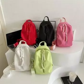 Ruyi Knot Large Capacity Personality Trend Multifunctional Sweet Small Fresh Casual Korean Version Sports One Shoulder Crossbody Breast Bag белый