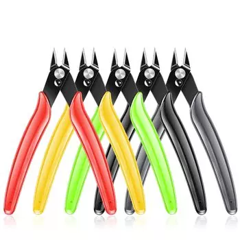 RUZIZAO Wire 5 5 дюймов Flush Wire Cutter Бокорез Ювелирные изделия Электроника Мягкая медная проволока Цветочный художественный резак, детали, резак, миниатюрный, плоскогубцы, изготовление,