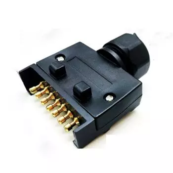 RV Accessories Trailer RV Plug Flat Plug 7 Pin Flat Plug 7 Pin RV Socket 7P RV Set Trailer Plug