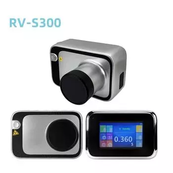 RV-S300 Дентальный рентгеновский аппарат Высокочастотный цифровой денситометр с ЖК-экраном Изображение рентгеновской системы визуализации Стоматологическое оборудование US plug чёрный/серебряный