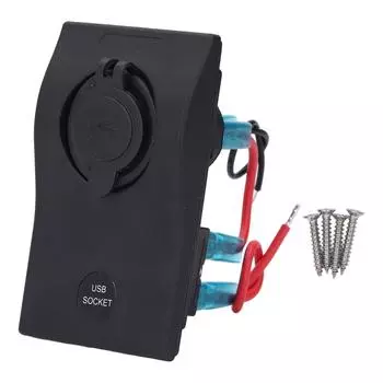 RV USB-розетка 12 В 5 В 1 А 5 В 2,1 А порты зарядное устройство гнездо для панели переключателя автомобиля морской лодки