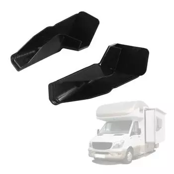 RVs Gutter Spouts with Builtin Extensions Direct Rain Water Runoff Away from the s Trailer Campers 2 Right and 2 Left белый