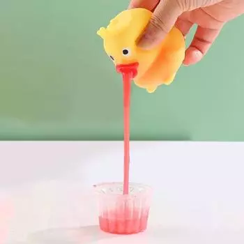 Рвотная игрушка-животное, сжимающее, мягкая игрушка из ПВХ для снятия стресса, тревожности, для детей, подростков, взрослых, рвота, тыква, утка, лягушка, сжимающая, сенсорная игрушка-фиджет B