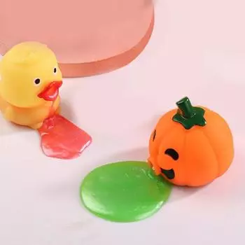 Рвотное животное, сжимающее игрушку, мягкий ПВХ, снятие стресса, тревожности, для детей, подростков, взрослых, рвота A