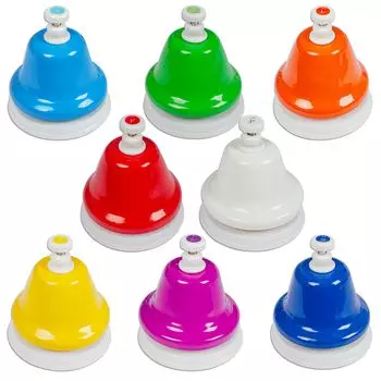 Rxakudedo Handbell 8 Sound ударный инструмент молоток Handbell музыкальный колокольчик Handbell музыкальное шоу талантов Push Type Awareness,