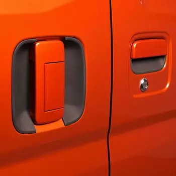 RXCARGO Накладка под ручку двери для Hijet Cargo Atrai S700V S710V Детали наружной двери Автозапчасти Эксклюзивная дверная панель Защита наружной дверной ручки чёрный