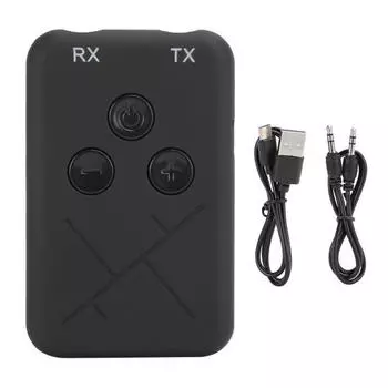 RXTX10 2 в 1 автомобильный аудиоадаптер Bluetooth 4.2 3,5 мм стерео беспроводной передатчик приемник