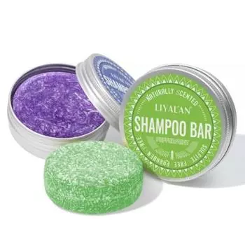 Ryalan Shampoo Bar for Hair Bar Soap Rosemary and Jasmine Shampoo Bar Глубоко очищающий шампунь для тонких и жирных волос, лаванда+мята