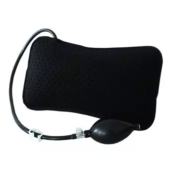 RYASHOP Air Lumbar Support Надувная подушка Подушка для поддержки спины в автомобиле Поддержка осанки Компактная легкая дышащая поясничная подушка чёрный