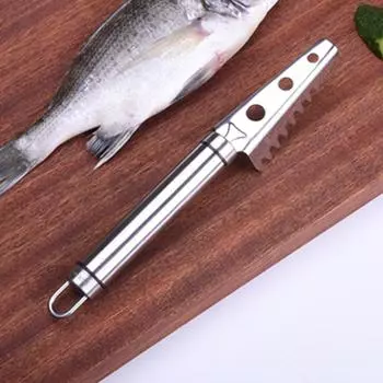 Рыбья чешуя Терки для соскабливания Быстрое удаление рыбы Овощечистка Скребок Пинцет для рыбьих костей