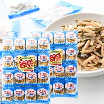 Рыба Hakuya Almond для школьных нужд, мелкая рыба, индивидуально разделенная, 100 пакетов x 2 пакетика, без добавок, обед, рыба, кальций, миндаль,