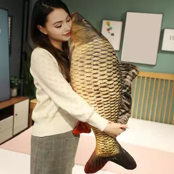 Рыба плюшевая игрушка для детей мягкая подушка в форме милой рыбы 60cm