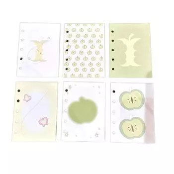 Рыба Суши Внутренний Сменный Блокнот Бумажные Страницы Линия Сменный Блокнот Спираль Бумага Для Девочек Style C 60pcs