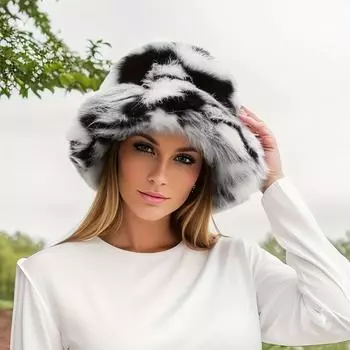 Рыбацкая шапка осень и зима плюшевая утепленная защитная шапка Tide теплая шапка плюшевая женская шапка