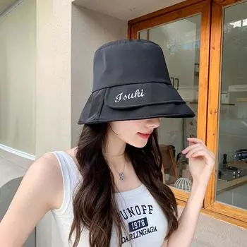 Рыбацкая шляпа Детская летняя шляпа от солнца Модная универсальная шляпа-ведро Весенне-осенняя солнцезащитная шляпа для лица, закрывающая лицо, шляпа для бассейна One size хаки