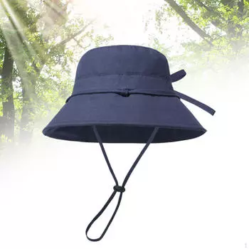 Рыбацкая шляпа с большими полями, повседневная уличная велосипедная шляпа с затенением для пеших прогулок хаки