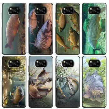 РЫБАЛКА КАРПА для Xiaomi Mi 10T 11T Pro Mi 11 Lite, чехол для POCO M3 Pro M4 F3 X3 GT X3 Pro, чехол для телефона Mi 9T (9T Pro)