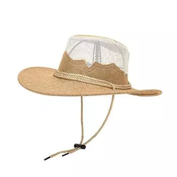 Рыбалка Ковбойские шляпы Лето Ковбойская кепка с козырьком Мода Солнцезащитная шляпа-ведро для женщин мужчин Style 2