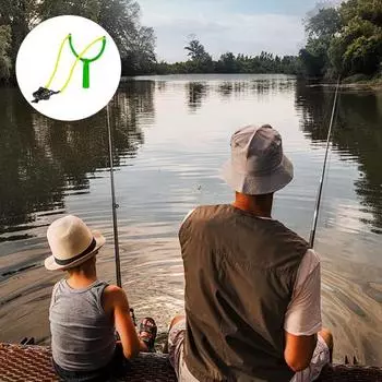 Рыбалка на открытом воздухе, метатель наживки, эргономичная ручка, фиксированная точка, дальний выстрел, диспенсер для рыболовной приманки, пусковое устройство, инструмент для метания, карп, окунь, аксессуары для рыбалки зелёный