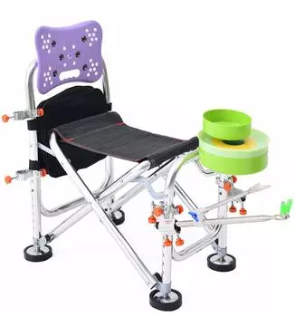 Рыбалка Рыбалка Рыбалка 10 предметов Складной шпатель HIMIMI Включает в себя лопатку для хранения Многофункциональный стул, стул, подставка, набор, - Рыбалка, легкий,