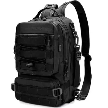 Рыбалка Водонепроницаемая Рыбалка Рыбалка Большая включает в себя 1 поясной 4 удилища и 5 рюкзаков Водоотталкивающая сумка для снастей [HAKAWAFLY] Рюкзак, 5-сторонняя сумка, сумка, чёрный