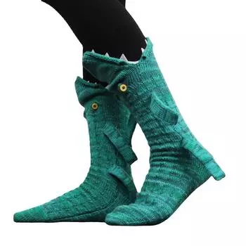 Рыбные носки Вязаные носки Веселый узор для вязания Вязаные манжеты Современный узор для вязания Вязаные носки One Size