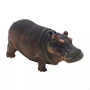 Рыбный аквариум Bubbler Decoration Air Hippo Sculpture Multiuse Resin Stone Pump for Aquarium