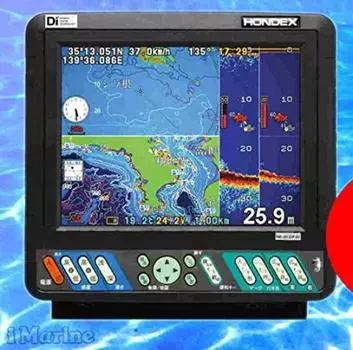 Рыболокатор HONDEX GPS HE-8S Встроенный чёрный