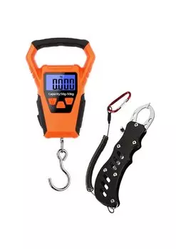 Рыболовная цифровая рыболовная лента Yudo Musui Fishing, нержавеющая сталь, потерянная спиральная фрикционная инструкция, в комплекте весы, встроенная мера, рукоятка, весы, весы,