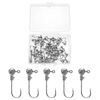 Рыболовная джиг-головка, 45 предметов, стареющая, с футляром, 1 г, 2 г, 3 г, 4 г, 5 г, хорошо! (4)