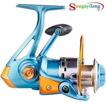 Рыболовная катушка 12BB 5,5:1, металлическое троллинговое спиннинговое колесо, рыболовные снасти для ловли карпа 1000