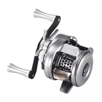 Рыболовная катушка для литья Baitcaster 7.6:1 высокоскоростная катушка с магнитным тормозом для левой руки серебряный