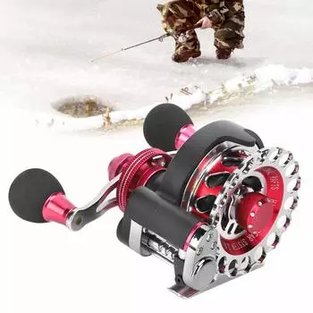 Рыболовная катушка для плота, полностью из алюминиевого сплава, для ручного колеса для плота-резервуара, (Левая версия)