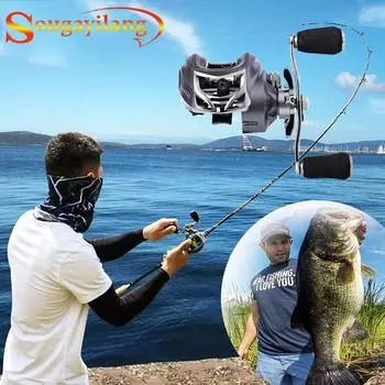 Рыболовная катушка Sougayilang левая/правая рука, уличное путешествие, морская рыбалка, рыболовные снасти для энтузиастов Left Hand