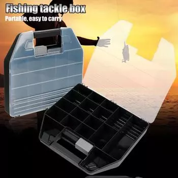 Рыболовная коробка Водостойкая пластиковая коробка для рыболовных приманок Рыболовные аксессуары Прочная коробка для рыболовных приманок box