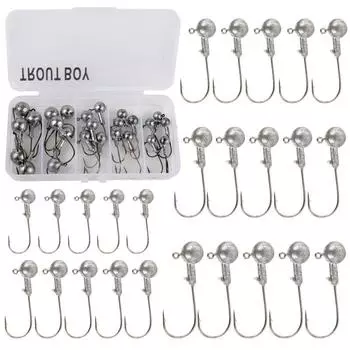 Рыболовная наживка Крючки с джиг-головкой Рыболовная наживка Грузило Зажим для крючка Морские рыболовные снасти Рыболовная приманка