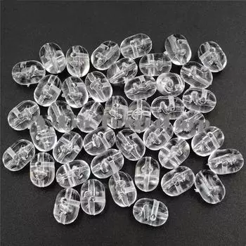 Рыболовная наживка Прозрачные рыболовные бусины Двойные бусины с крестообразными отверстиями Прозрачные бусины Рыболовные крестообразные бусины 3x5mm