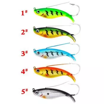 Рыболовная наживка с одним крючком, напоминающая наживку 8,5см/21г Приманки