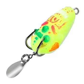 Рыболовная приманка 4 см/4,7 г мягкая лягушка мини мягкая приманка с двумя верхними крючками лягушка приманка скат искусственная вода A1C0 A-4.7g