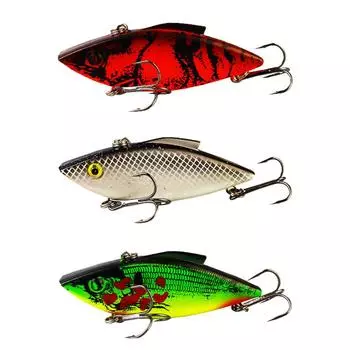 Рыболовная приманка 6,5 см 11,4 г Пластиковая искусственная жесткая приманка с крючками Swimbait Wobblers для ловли окуня, щуки 1#