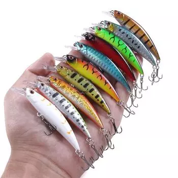 Рыболовная приманка для гольяна, 8 см/9 г, приманка для рыбалки, воблер, тонущая приманка, таккле