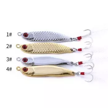 Рыболовная приманка Hrad, воблер, спиннер, наживка, ложка, искусственный окунь, жесткие крючки с блестками