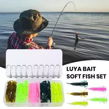 Рыболовная приманка Искусственная наживка с рыболовными крючками Супермягкая гибкая устойчивая к укусу яркая имитация цвета Свимбейт Аксессуары для рыболовных снастей