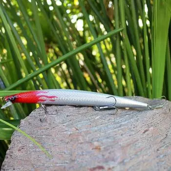 Рыболовная приманка Лазерная приманка для ловли гольяна Жесткая наживка Isca Artificiais Pesca Морской воблер Приманки для плавания 6 pcs разноцветный