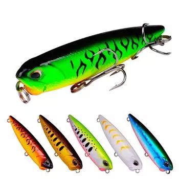 Рыболовная приманка Minnow 5,5 г/6,5 см, плавающая приманка, жесткая пластиковая приманка, приманка для пресной воды