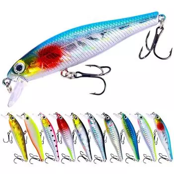 Рыболовная приманка Minnow Crank, джеркбейт, 8,8 см, 9 г, искусственная приманка Isca, воблеры, свимбейт, рыболовные снасти для окуня, щуки, карпа