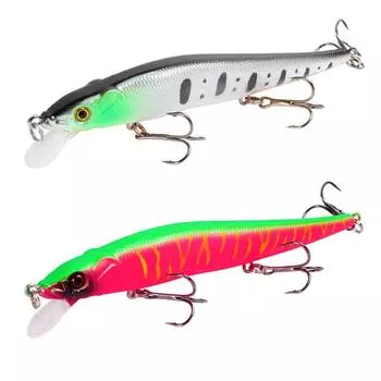 Рыболовная приманка Minnow Crankbait Воблеры 3D глаза Окунь Искусственная приманка Щука Приманка для карпа Приманка для плавания Рыбалка Pesca