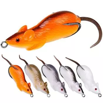 Рыболовная приманка Plopper Bionic Bait Mouse Bait Propeller Lure Рыболовная приманка для мышей Рыболовная приманка для мышей B