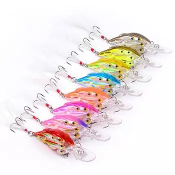 Рыболовная приманка Рыболовные снасти Fish Rock Little Fat 11,2–12,59 см Жесткая наживка миноу